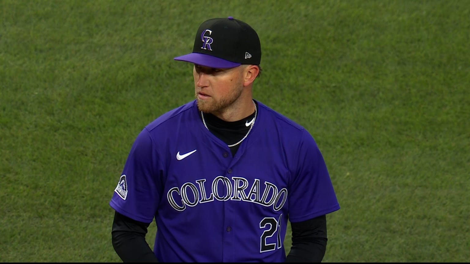 Kyle Freeland K's Dansby Swanson 04/02/2024 Colorado Rockies