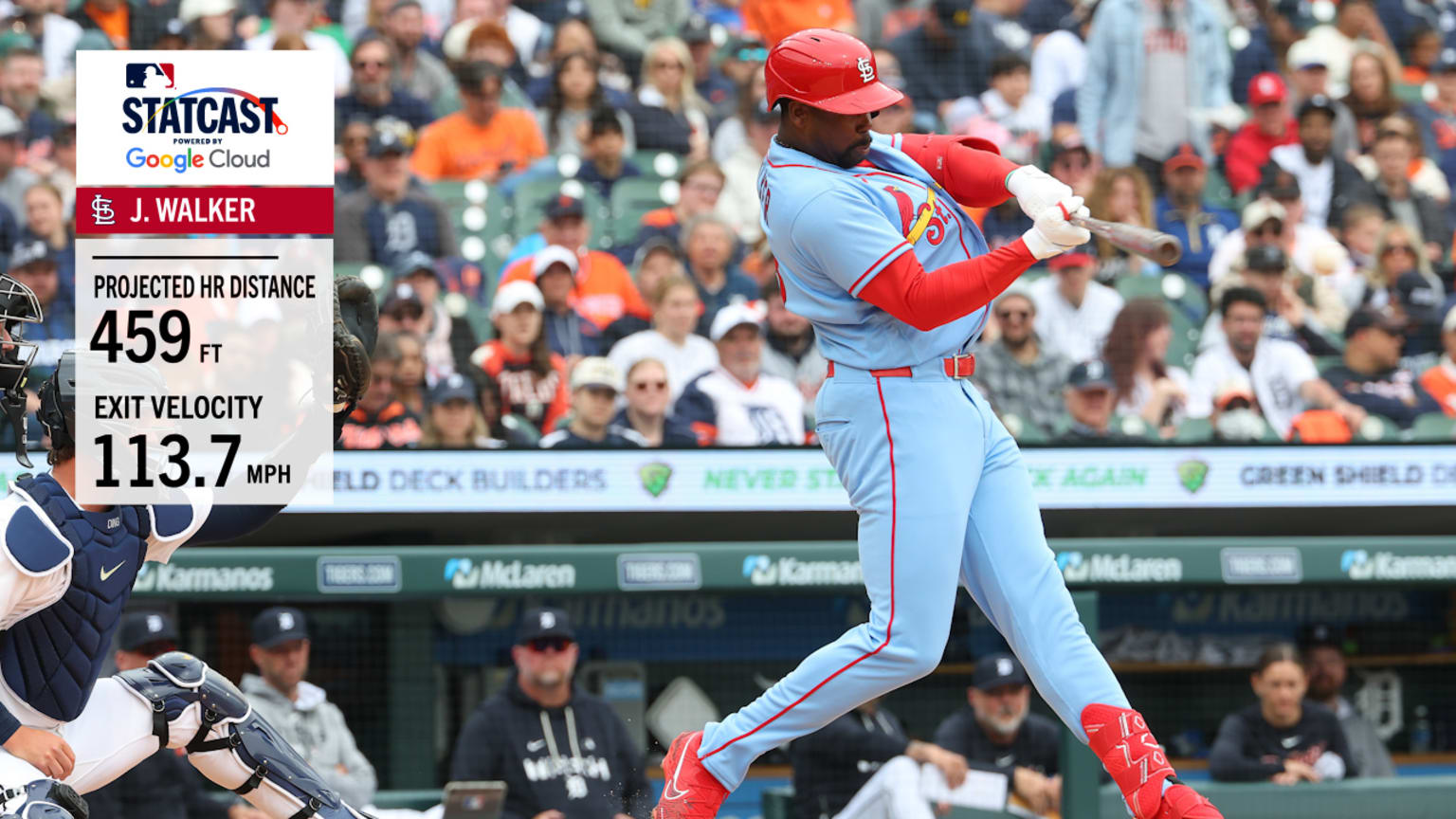 Jordan Walker crushes a 459-foot grand slam | 04/04/2026 | MLB.com