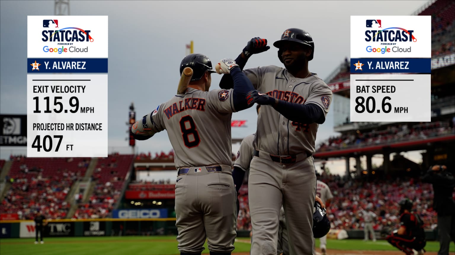 Yordan Alvarez belts a 115.9-mph home run | 05/08/2026 | MLB Japan