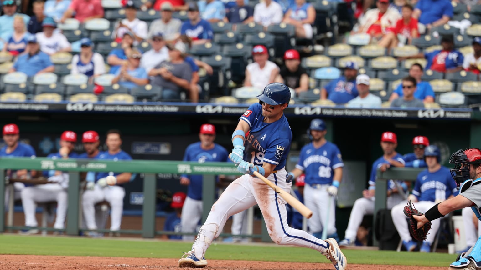 Kansas City Royals’ Massey Hits a Speed-Disrupting 71.8 mph Exit Velocity Off Sweeper Pitch