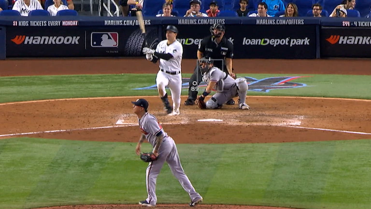 JJ Bleday lines an RBI triple to right field | 10/05/2022 | Miami Marlins