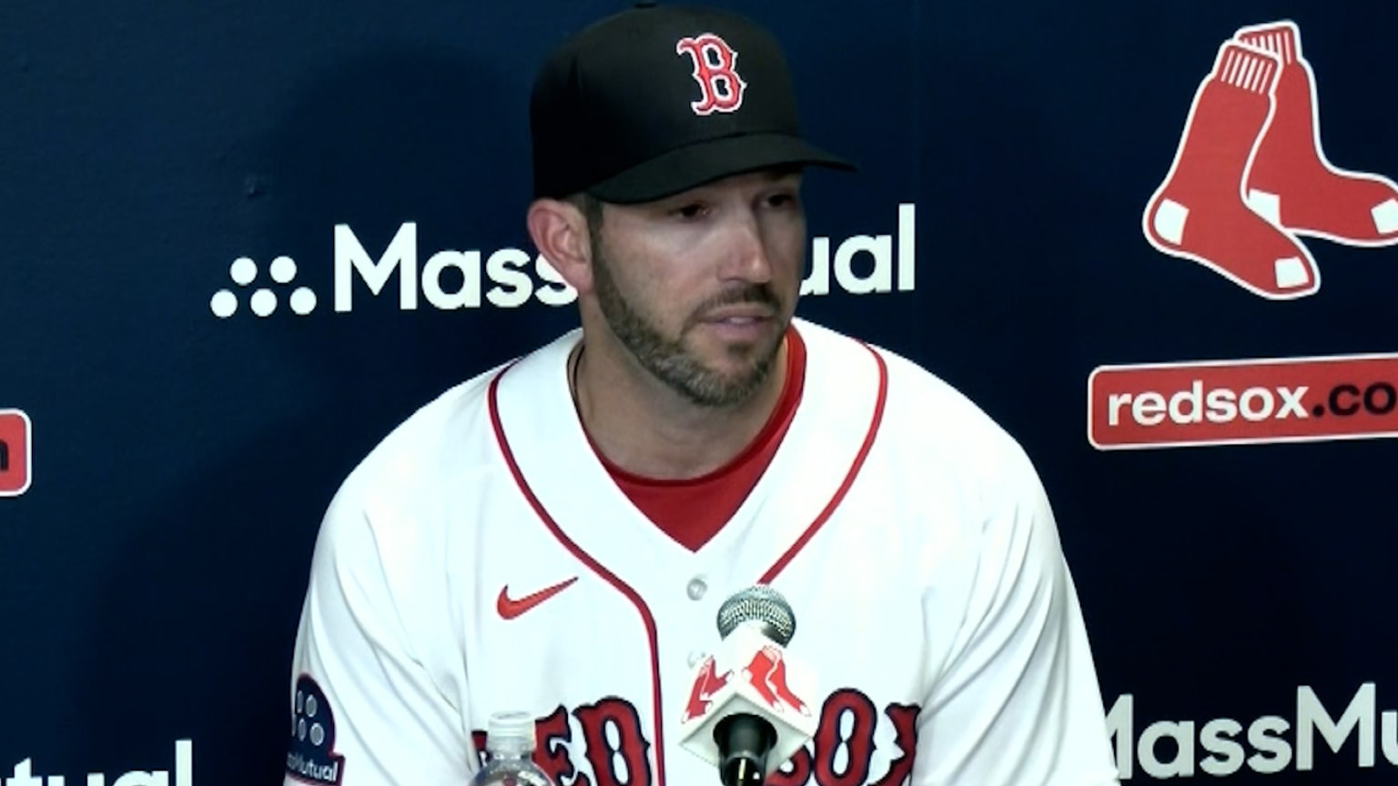 Chad Tracy discusses starting pitching in loss | 05/28/2026 | Boston ...