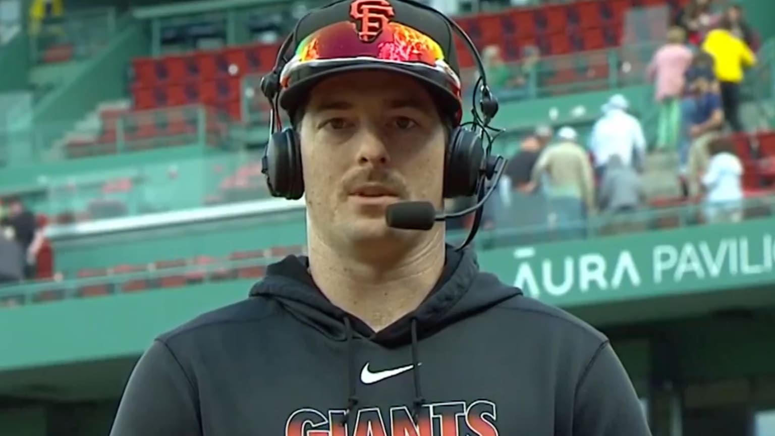 Mike Yastrzemski on hitting a home run at Fenway Park 05/02/2024