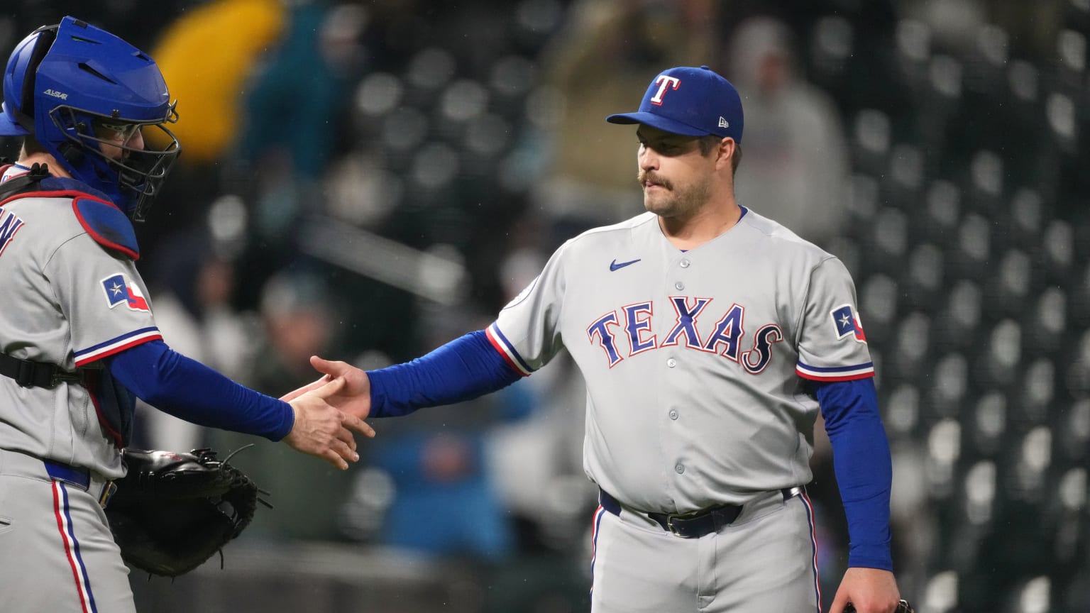 Jalen Beeks closes out Rangers' 10-0 win