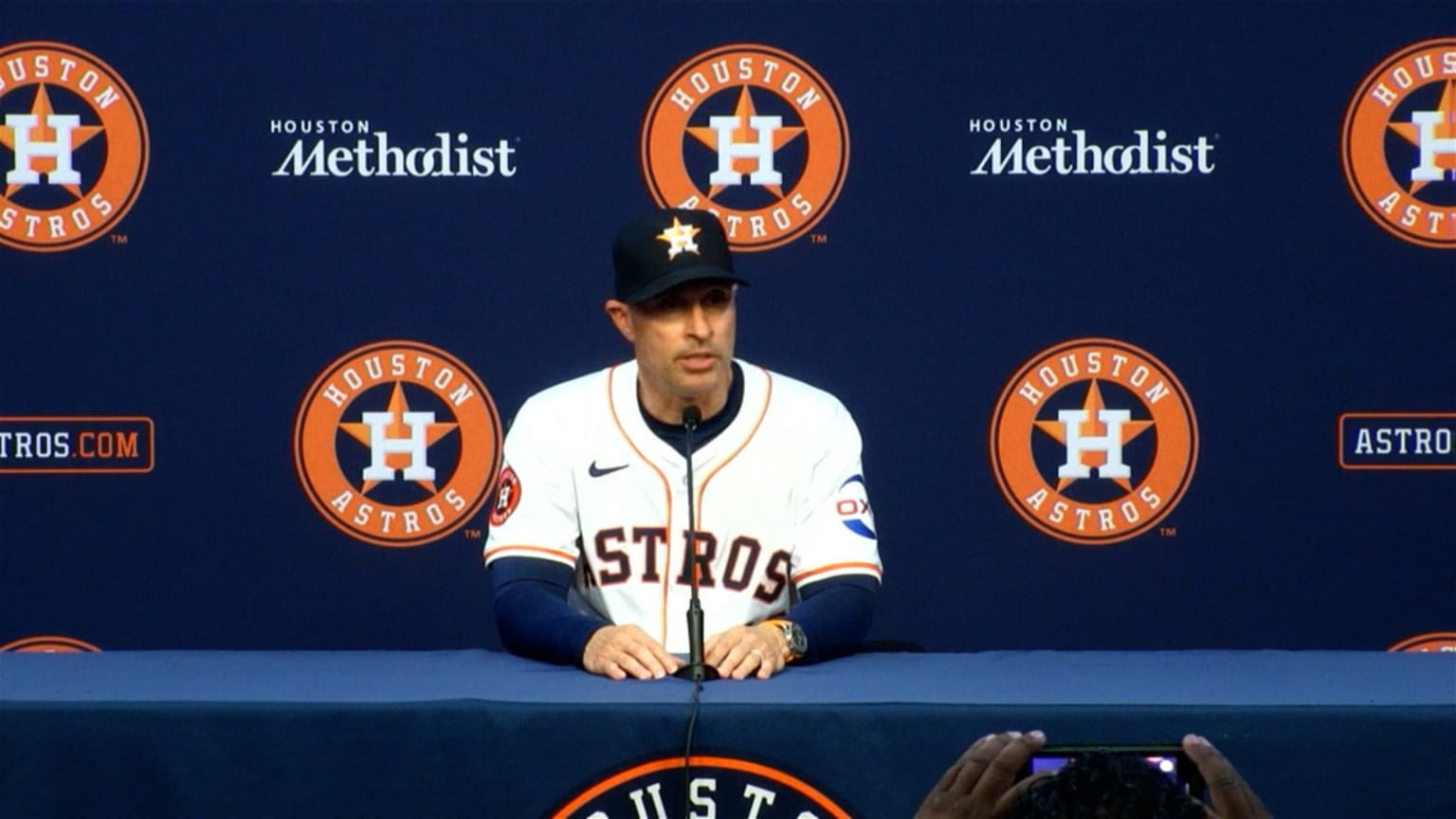 Joe Espada discusses the Astros' 9-2 win