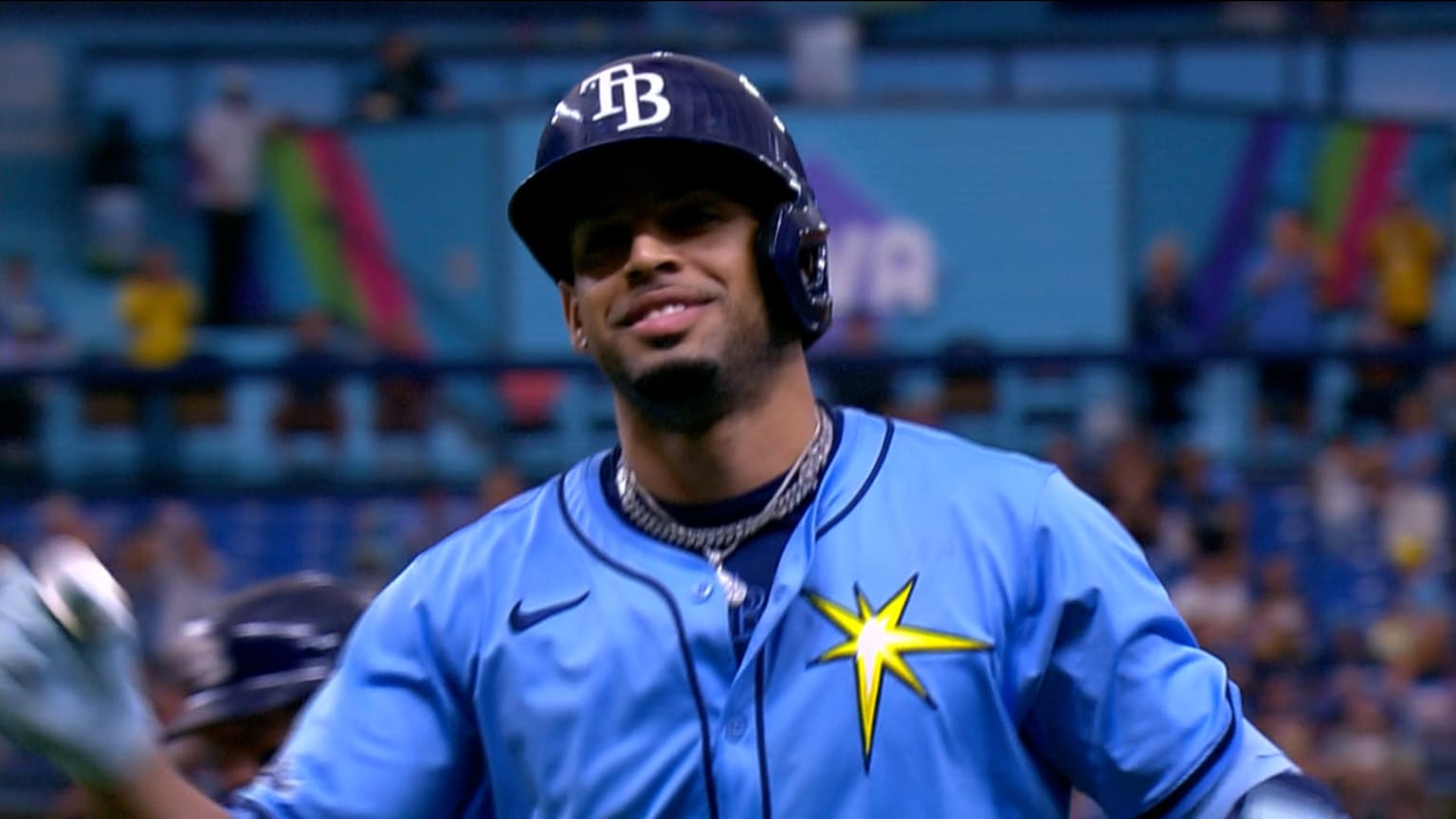 Christopher Morel's goahead sacrifice fly 09/22/2024 Tampa Bay Rays