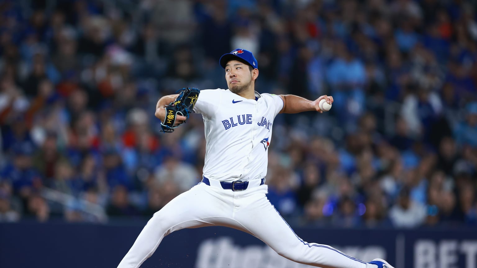 Blue Jays Kikuchi 16 ユニフォーム Men's #16 Yusei Kikuchi Toronto Blue Jays Gray Limited Away Jersey