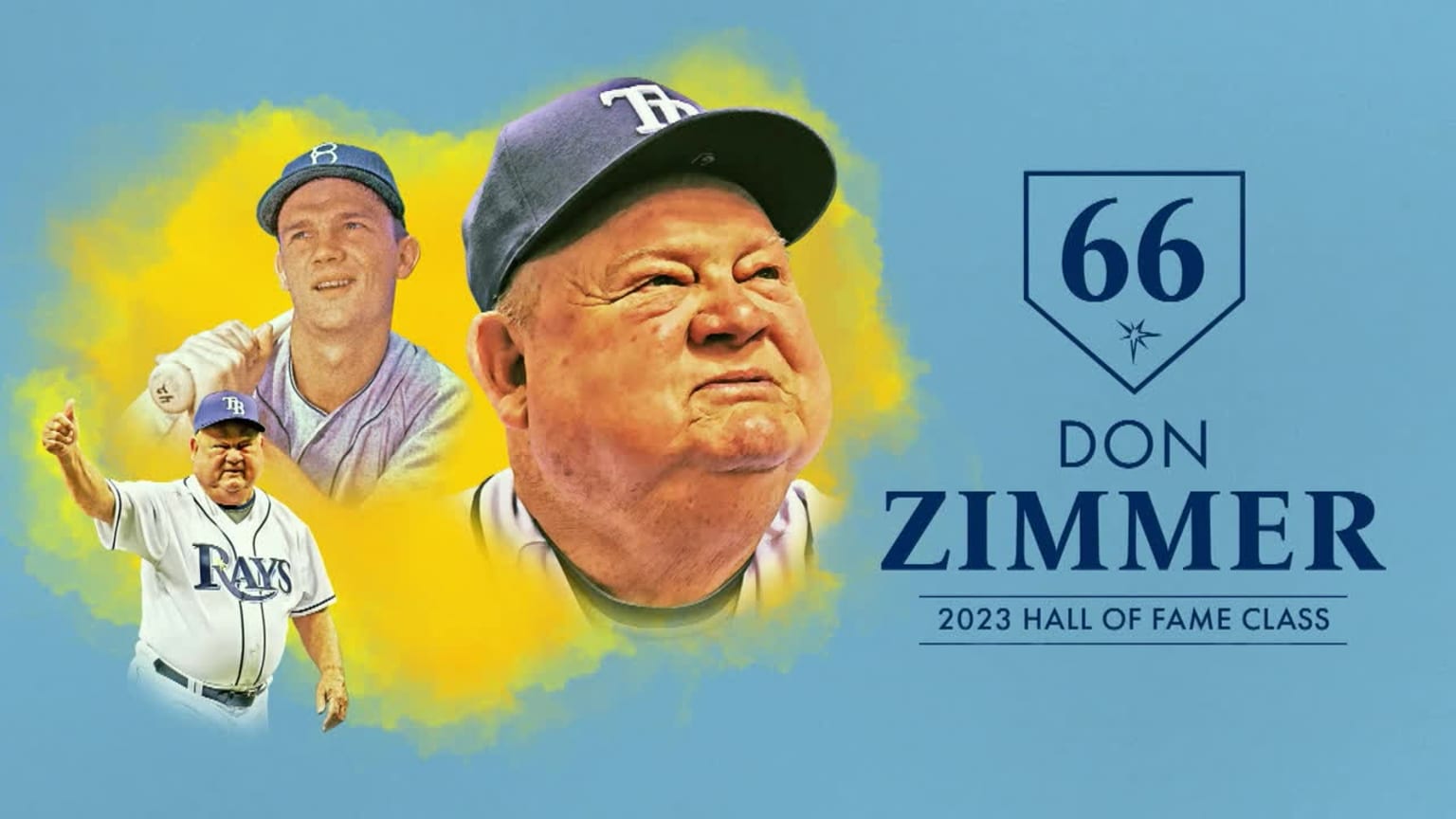 The Rays honor Don Zimmer with a pregame ceremony | 04/02/2023 | Tampa ...