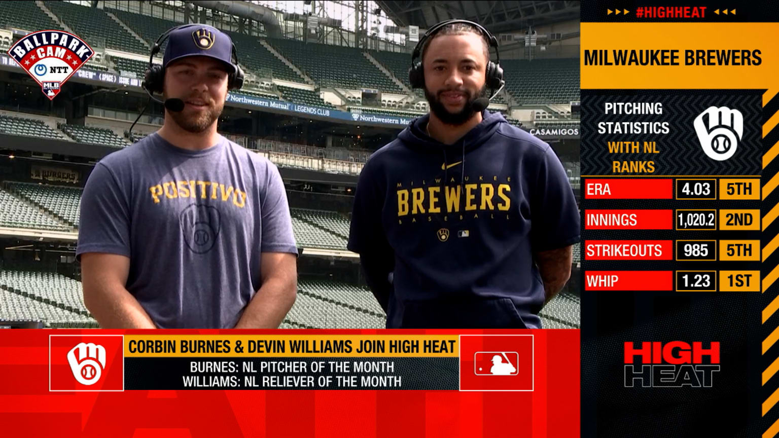 Corbin Burnes, Devin Williams talk red-hot July, more | 08/09/2023 ...