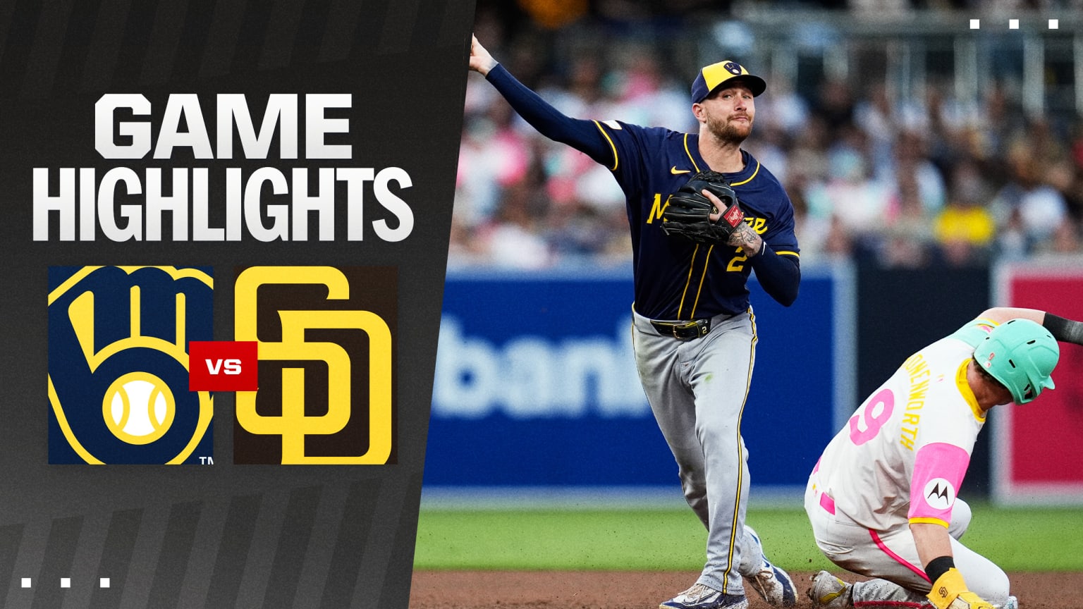Brewers vs. Padres Highlights 06/21/2024 San Diego Padres