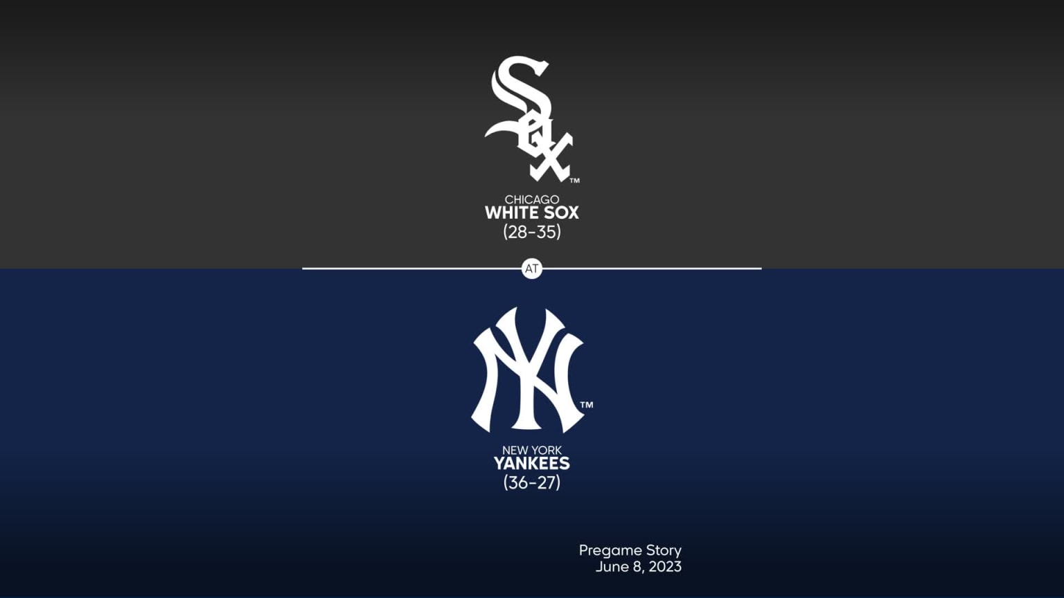 White Sox-Yankees game postponed on June 7 2023