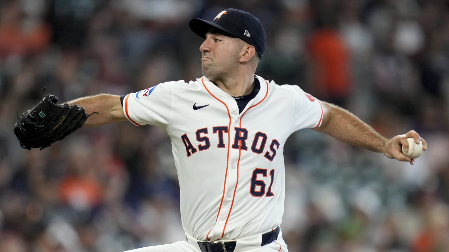 Colton Gordon fans Josh Lowe | 05/31/2025 | Houston Astros