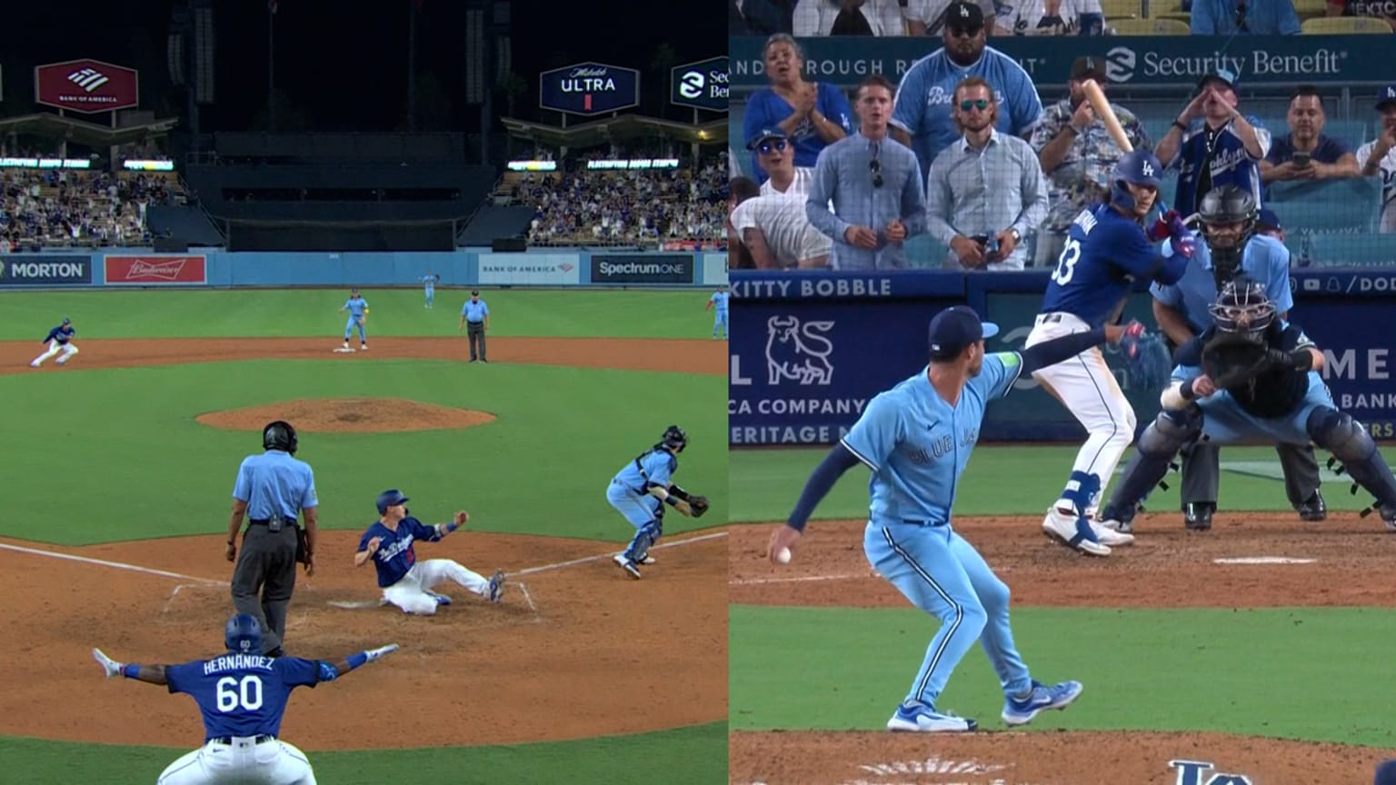 Dodgers tie in 9th, win in 10th 07/25/2023 Los Angeles Dodgers