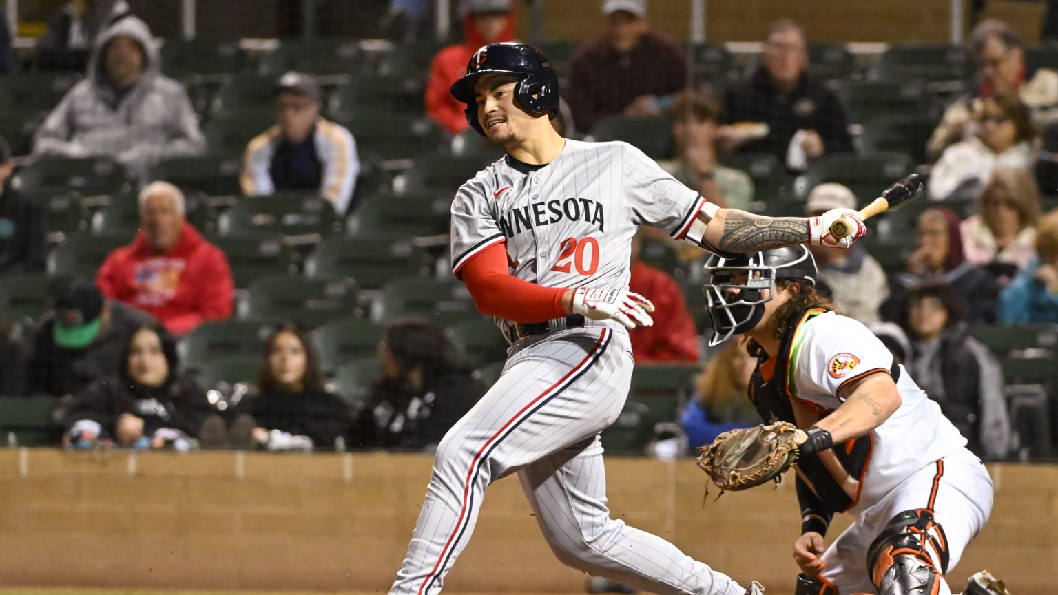 Kala'i Rosario's RBI double 11/16/2024 Minnesota Twins