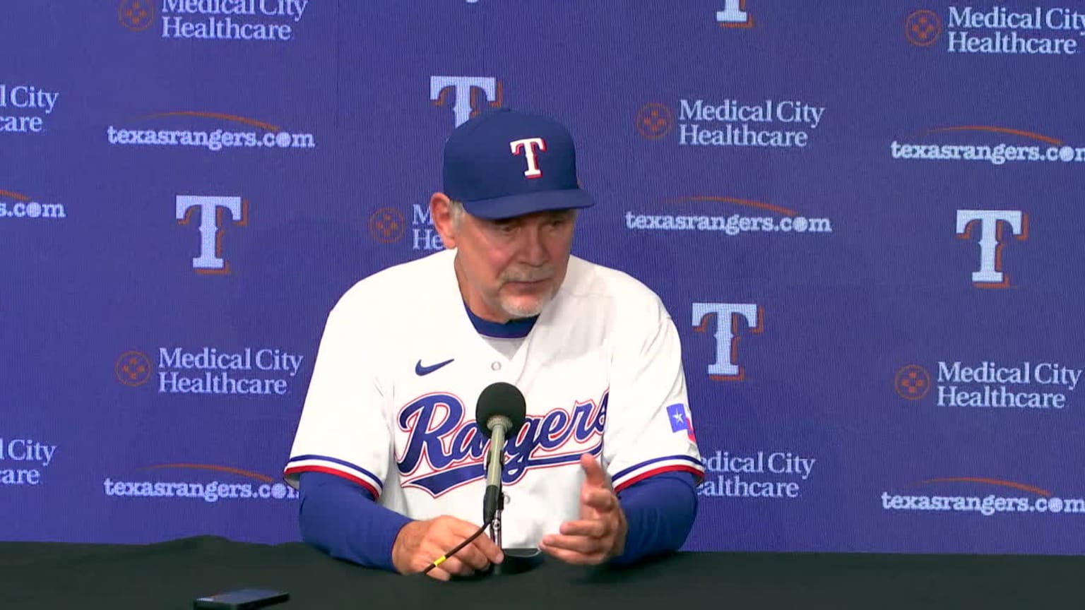 Bruce Bochy discusses the bullpen in the win | 06/14/2023 | Texas Rangers