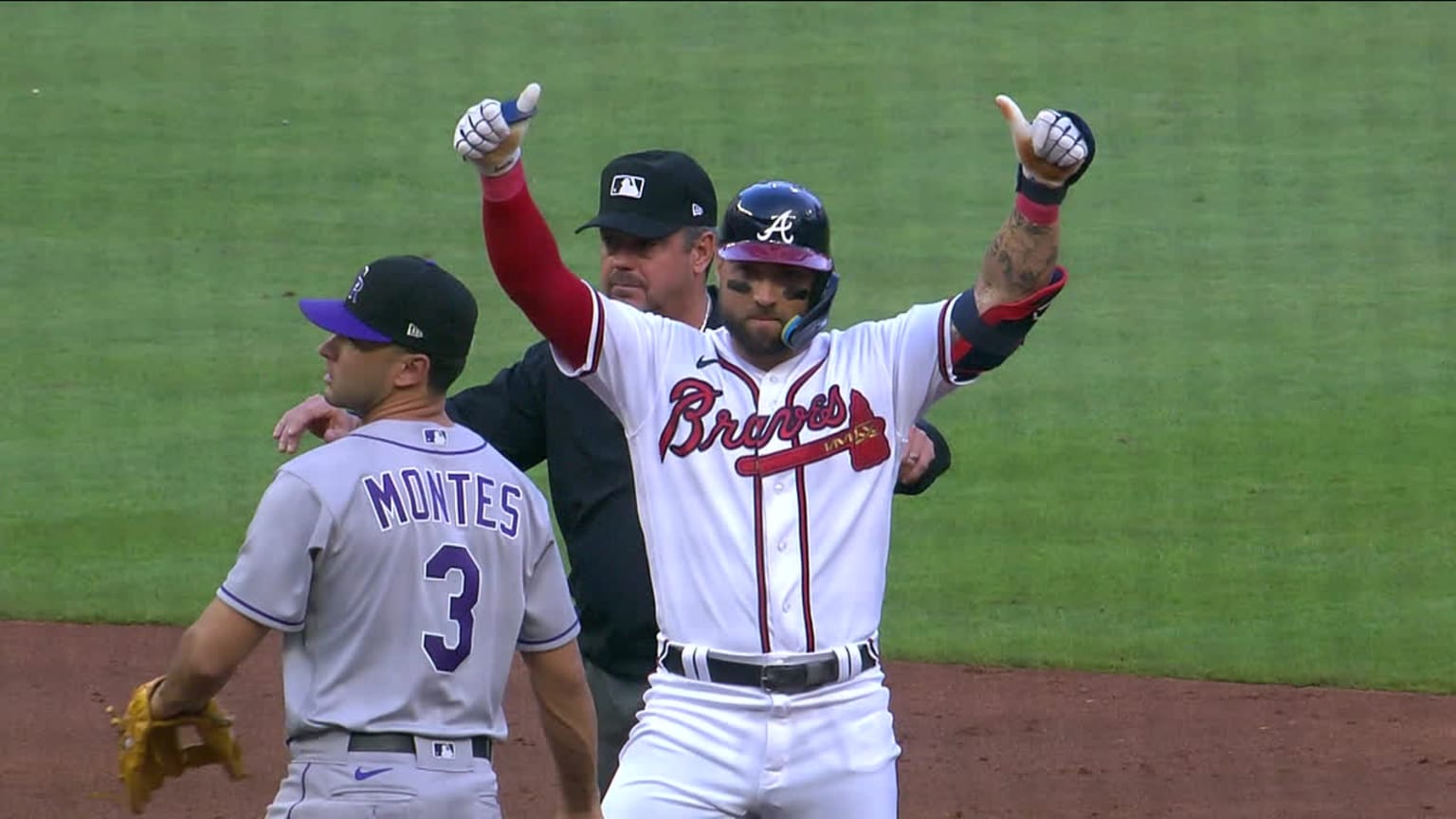 Kevin Pillar's tworun double 06/15/2023 Atlanta Braves