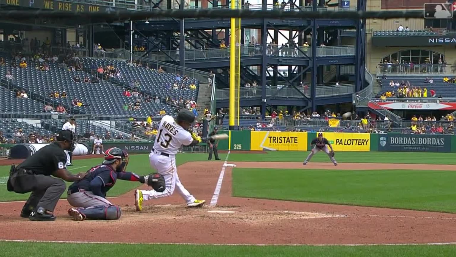 Ke'Bryan Hayes triples home a run past Harris II | 08/10/2023 ...