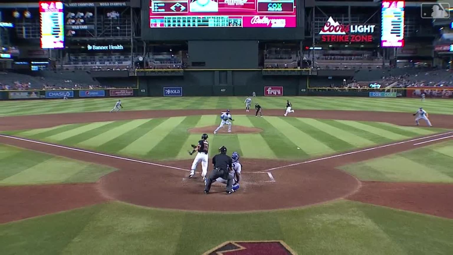 Walker scores on fielder's choice 04/24/2023 Arizona Diamondbacks