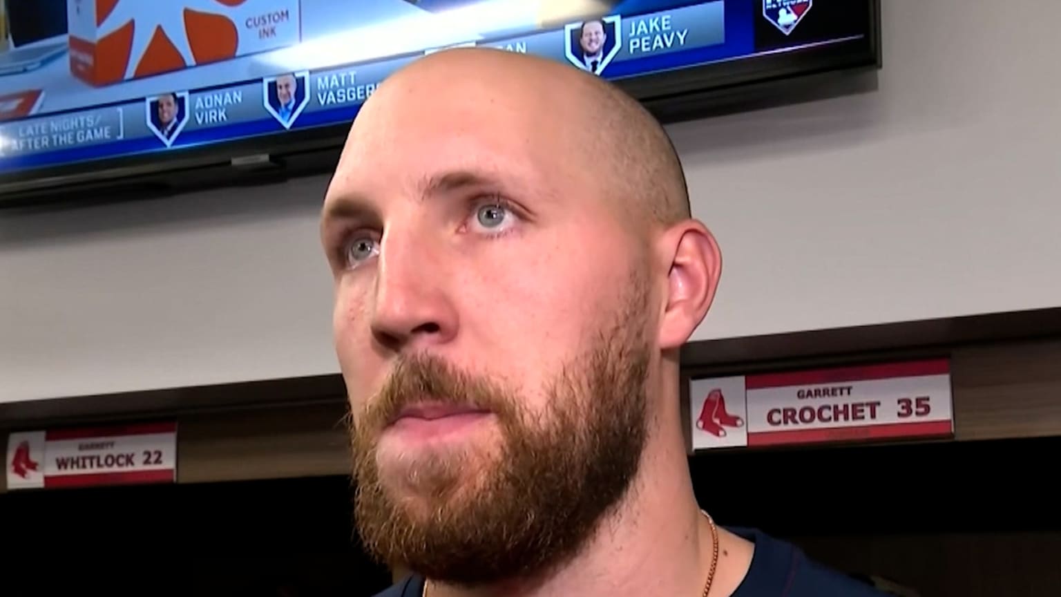 Garrett Crochet gives update on left shoulder injury