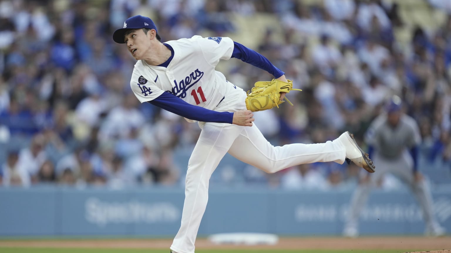 Roki Sasaki's three strikeouts | 04/12/2025 | MLB Japan