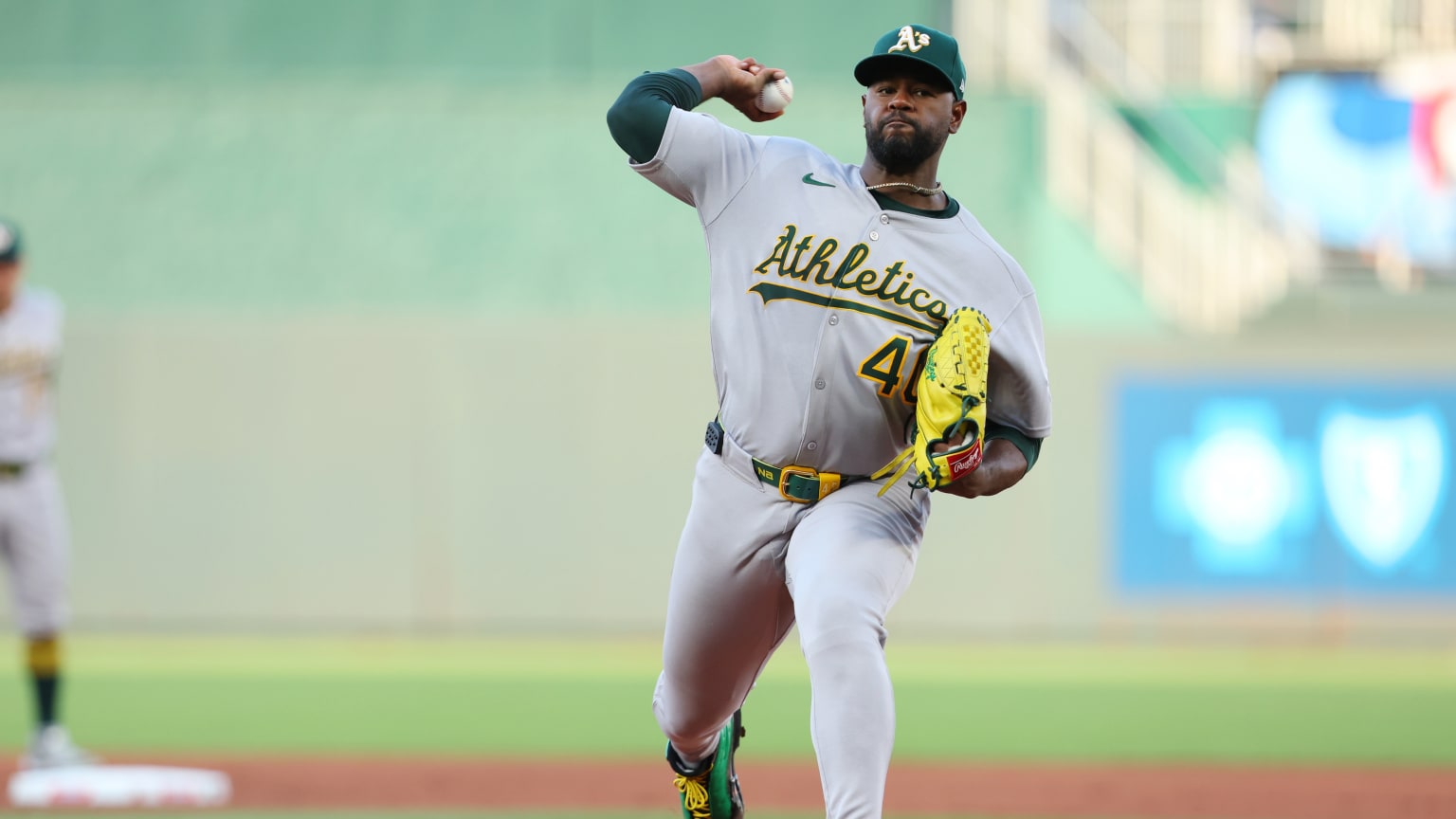 Luis Severino fans John Rave | 06/13/2025 | Athletics