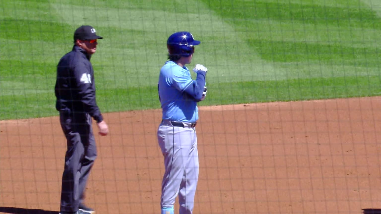 Austin Shenton hits an RBI double for first career hit 04/07/2024