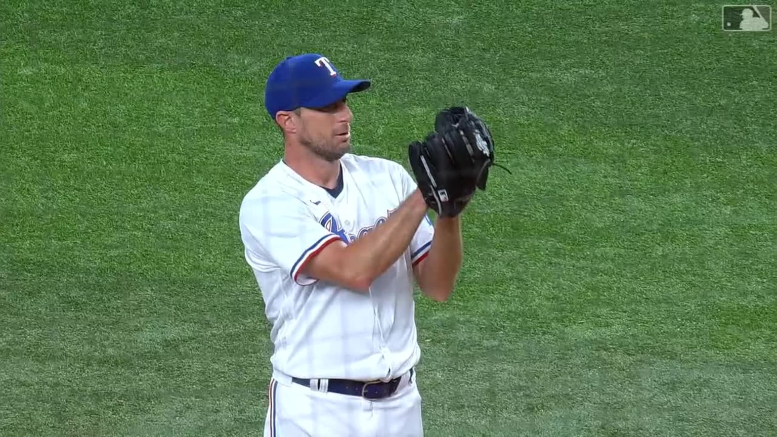 Max Scherzer strikes out nine in 6 innings of work | 08/03/2023 | Texas ...