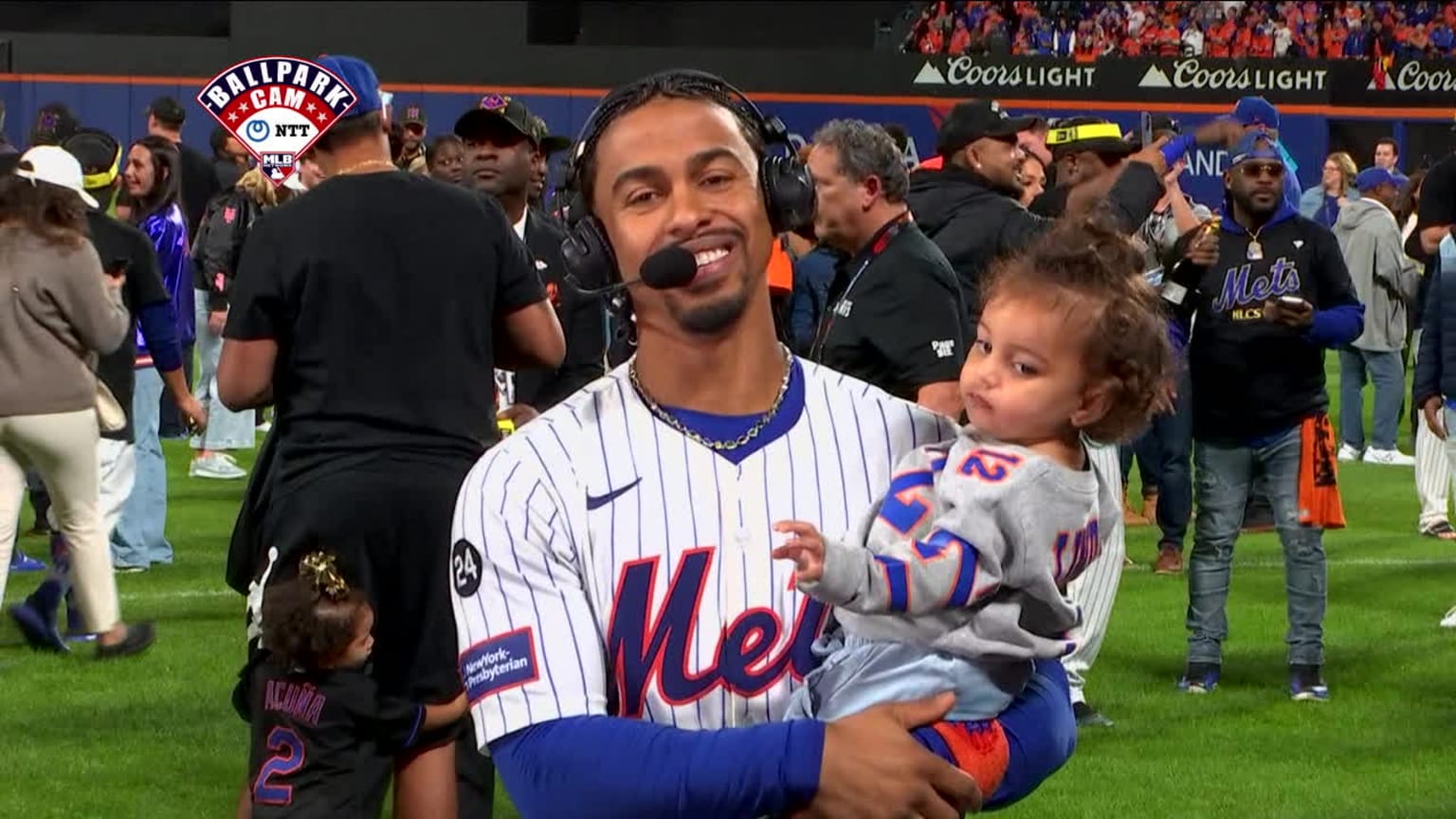 Francisco Lindor on grand slam, win 10/10/2024 New York Mets