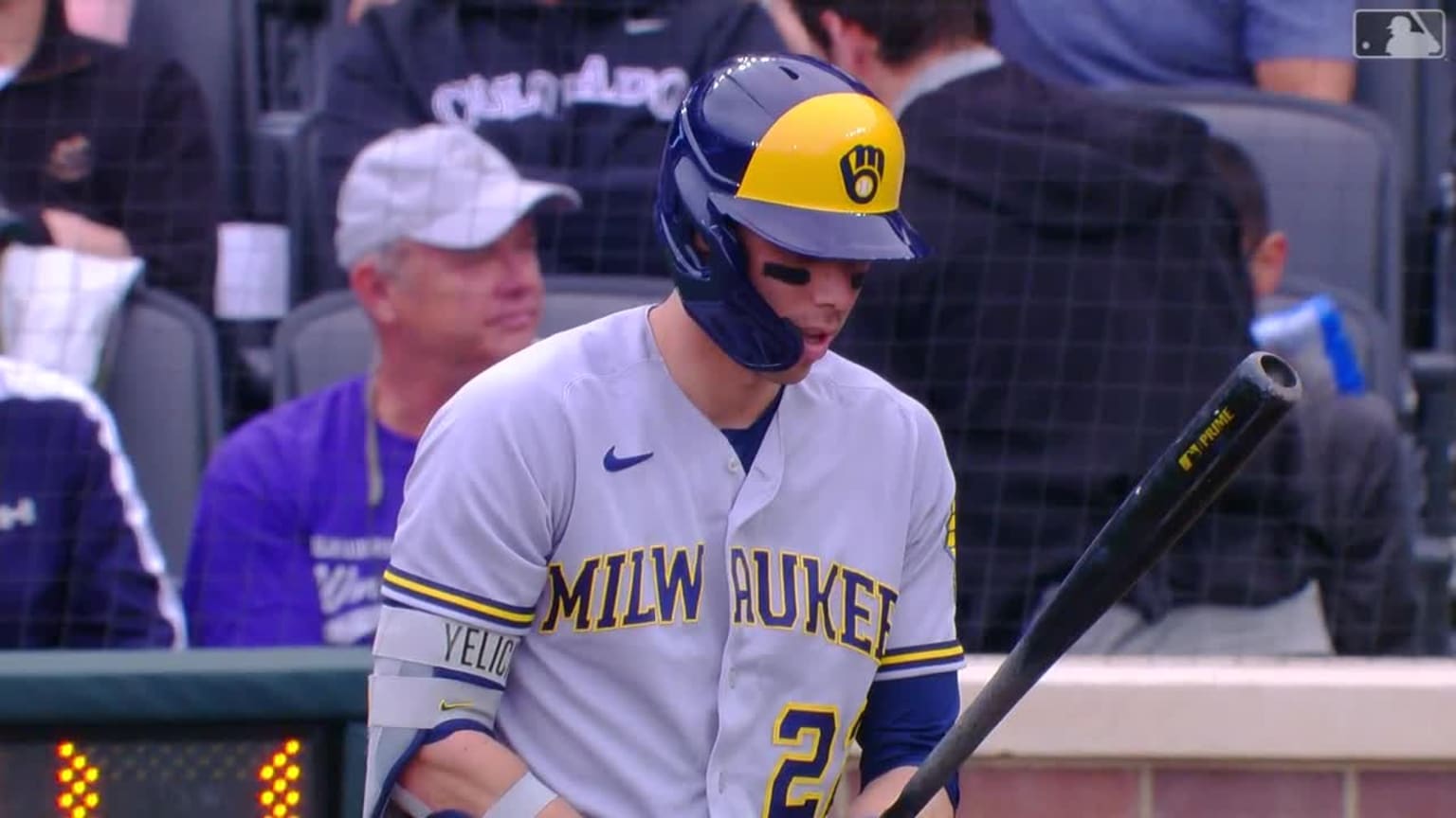 Yelich's leadoff home run (4) 05/04/2023 Milwaukee Brewers