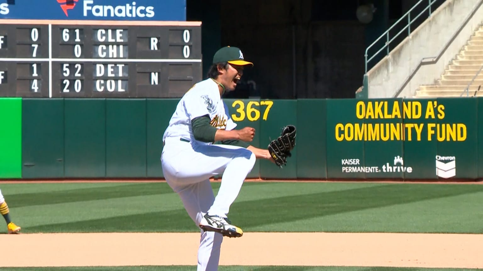 Men's Oakland Athletics Shintaro Fujinami Gold Alternate Jersey