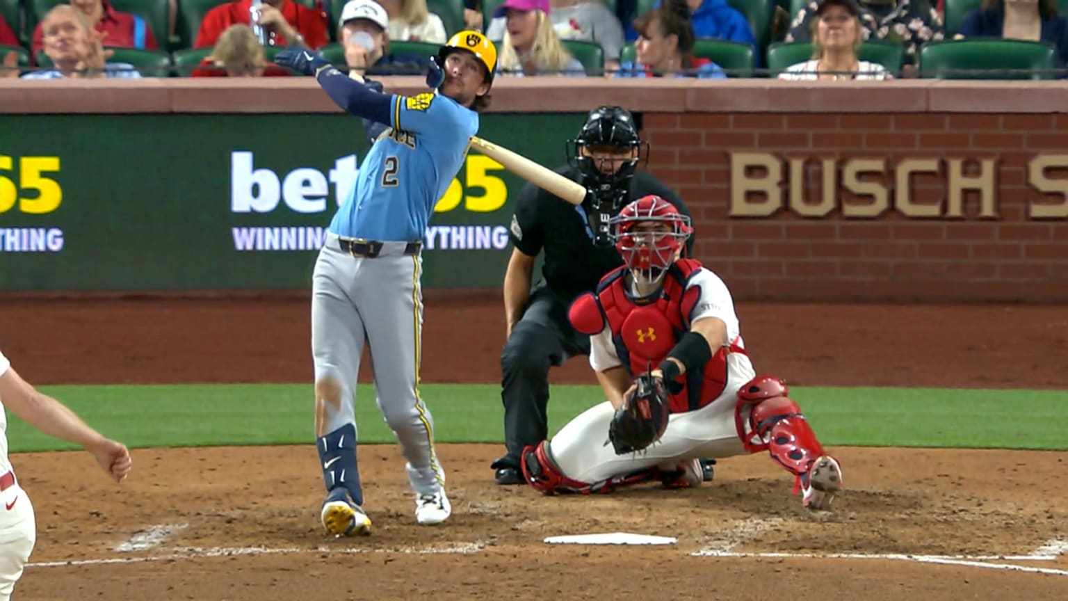 Brice Turang pega jonrón de dos carreras | 04/05/2026 | Los Brewers de ...