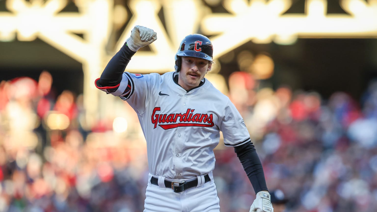 Kyle Manzardo's tworun homer 10/17/2024 Cleveland Guardians