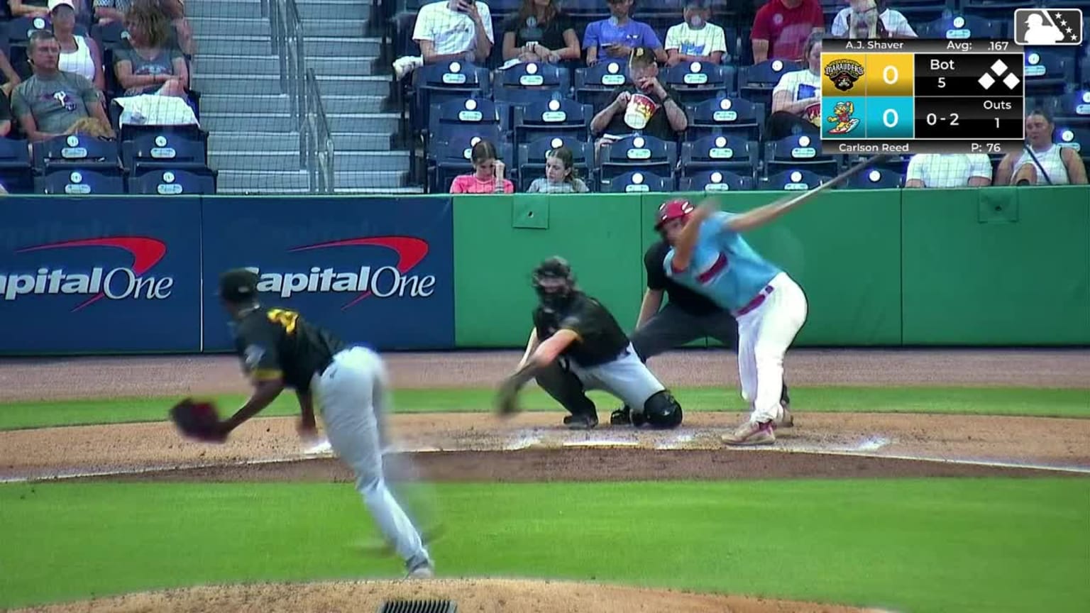 Carlson Reed picks up his fifth strikeout | 04/27/2024 | MLB.com
