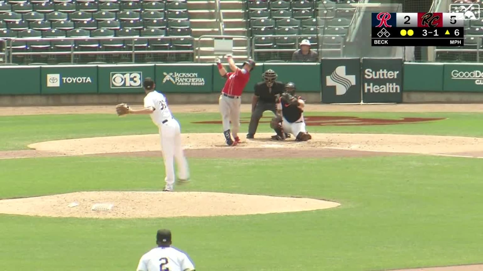 Zach DeLoach's homer, 09/01/2023