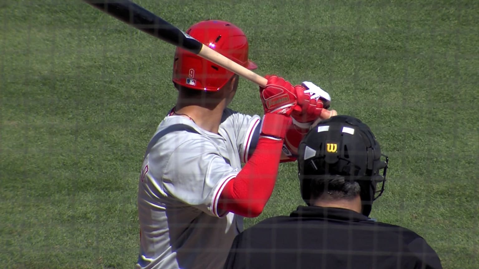 Whit Merrifield drills a two-run homer to left field | 02/26/2024 | Philadelphia Phillies