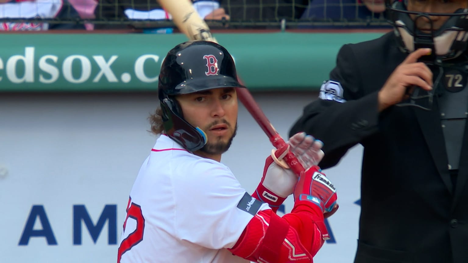 Wilyer Abreu opens scoring with RBI forceout | 04/18/2024 | Boston Red Sox