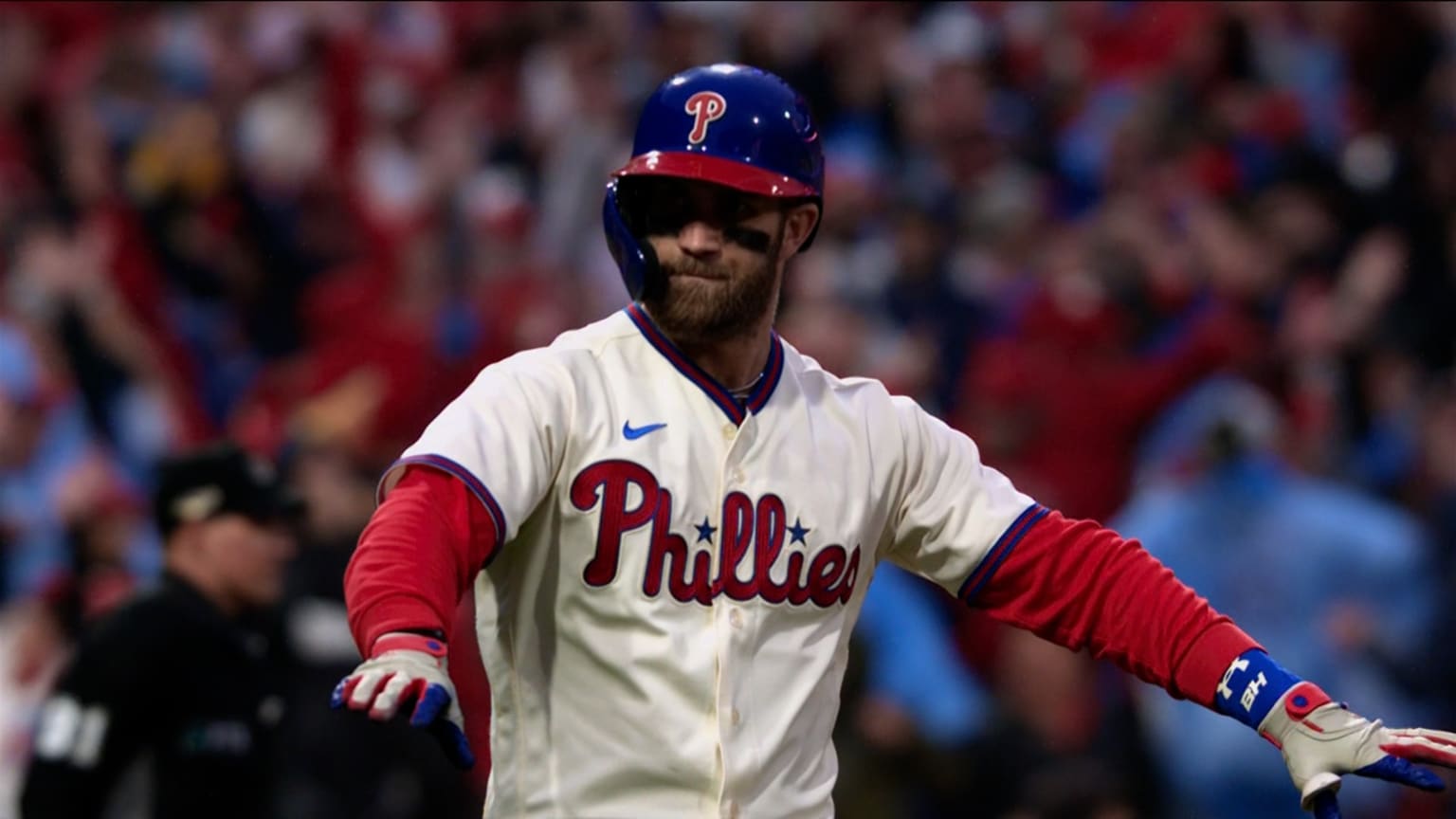 Bryce Harper home run: Phillies slugger launches one over batter's eye -  Sports Illustrated