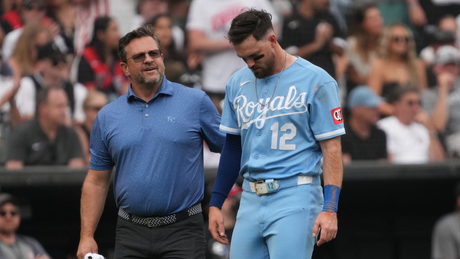 Nick Loftin leaves game in the 9th inning | 06/27/2026 | MLB.com