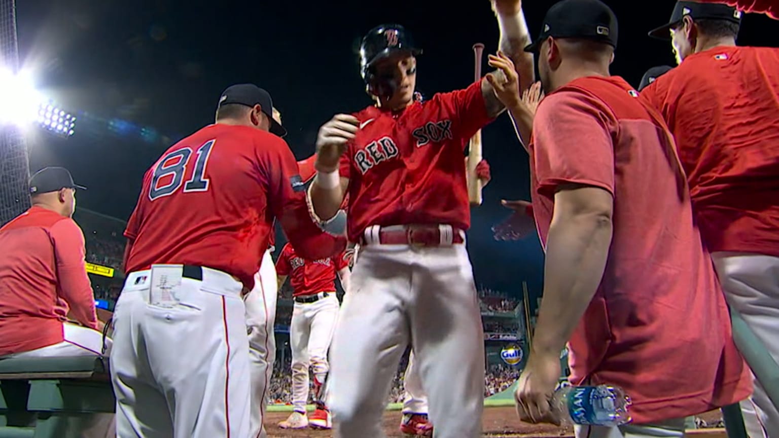 The Red Sox take the lead with a sixrun 8th inning 06/01/2023