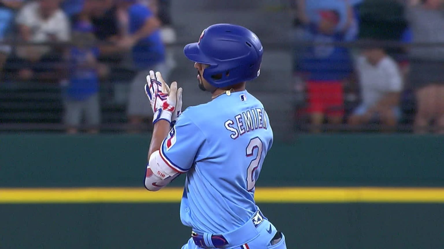 Marcus Semien gets assist from J-Rod for 2nd home run | 09/24/2023 ...
