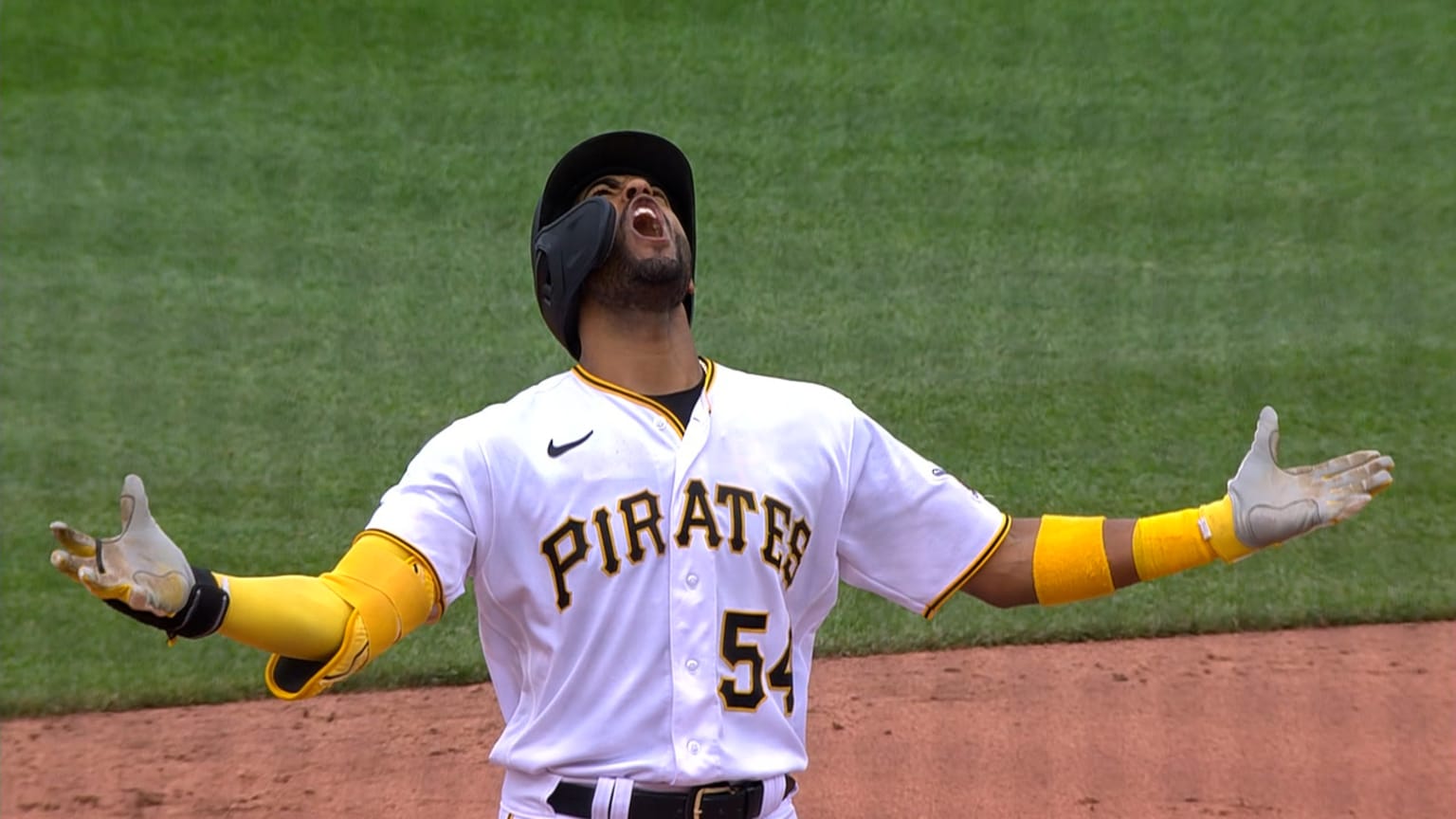 Josh Palacios' RBI double 07/02/2023 Pittsburgh Pirates