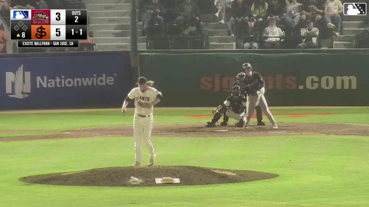 Cody Tucker's impressive snag on a comebacker | 04/18/2024 | San