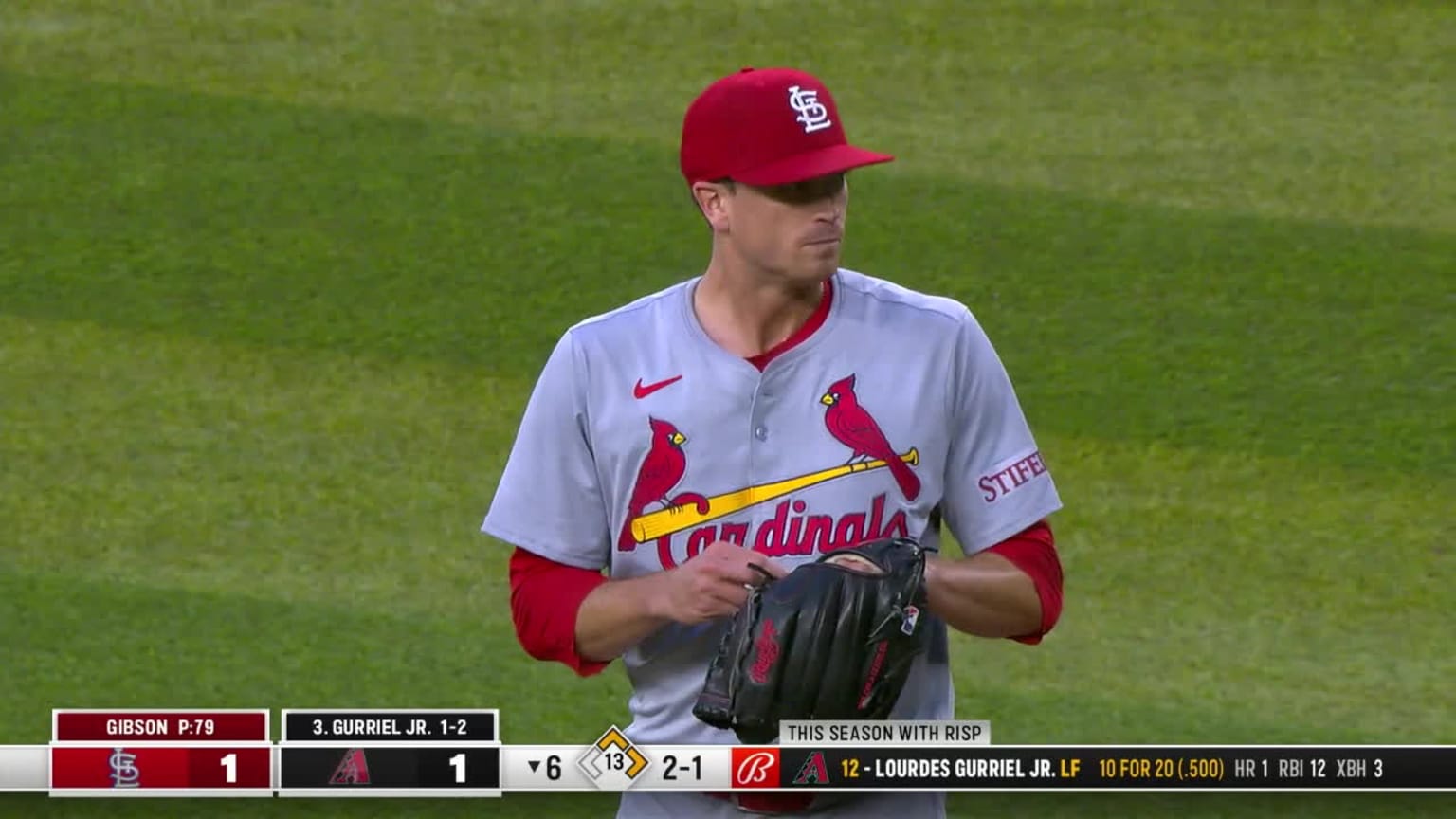 Kyle Gibson calls his own pitch on PitchCom | 04/13/2024 | St. Louis ...