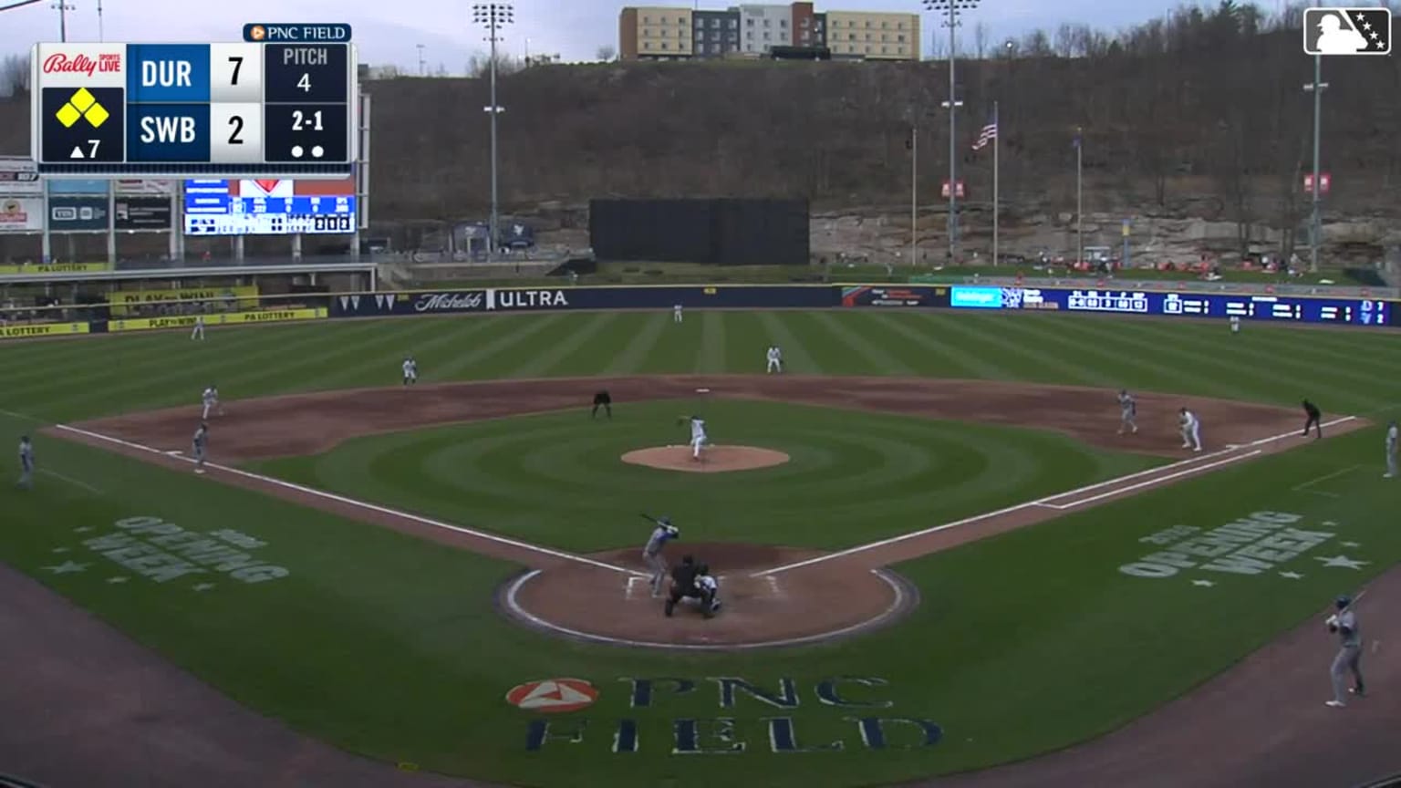 Carson Williams homers (1) on a fly ball to right center field. Gavin ...