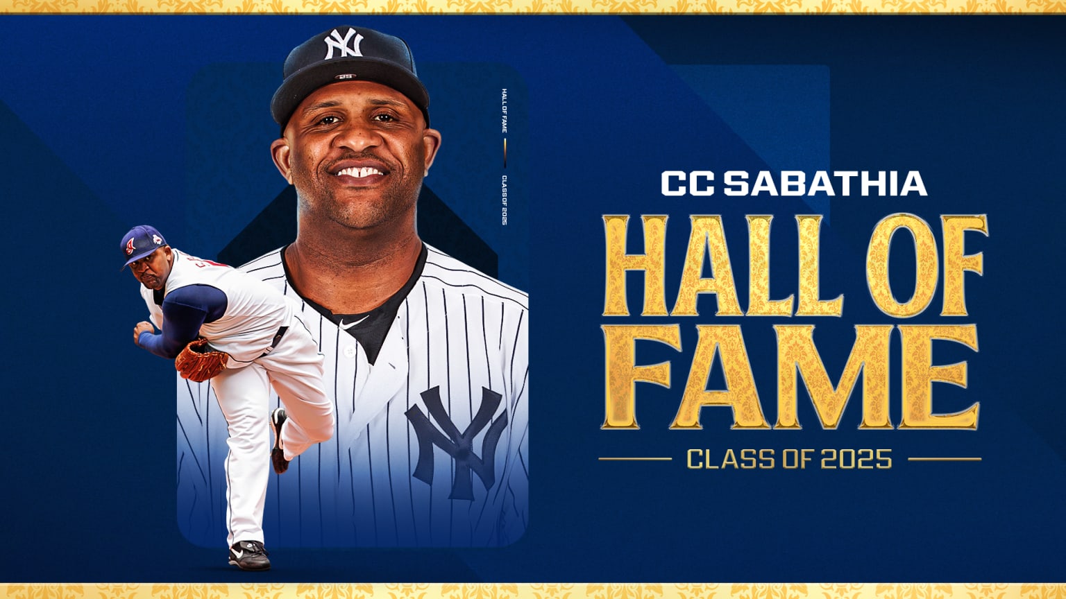 Sabathia is a member of the 2025 Hall of Fame class 01/21/2025