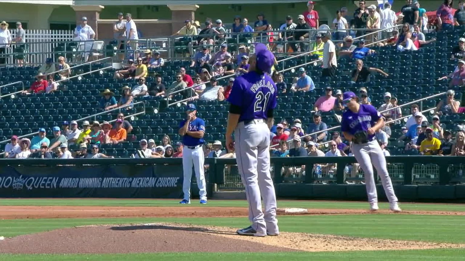 Kyle Freeland pitches five scoreless innings in start 03/22/2024