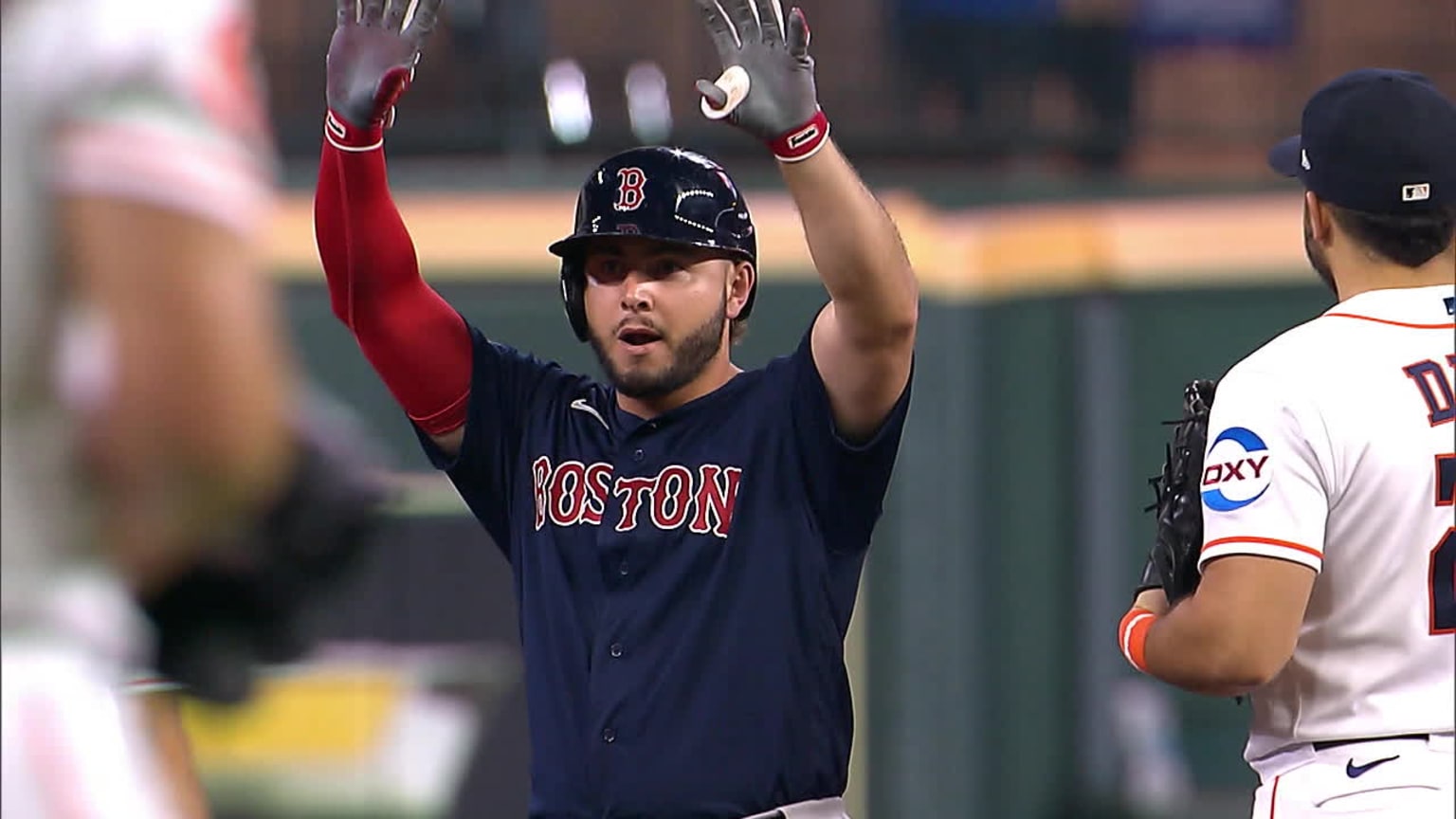Wilyer Abreu's first career hit 08/22/2023 Boston Red Sox