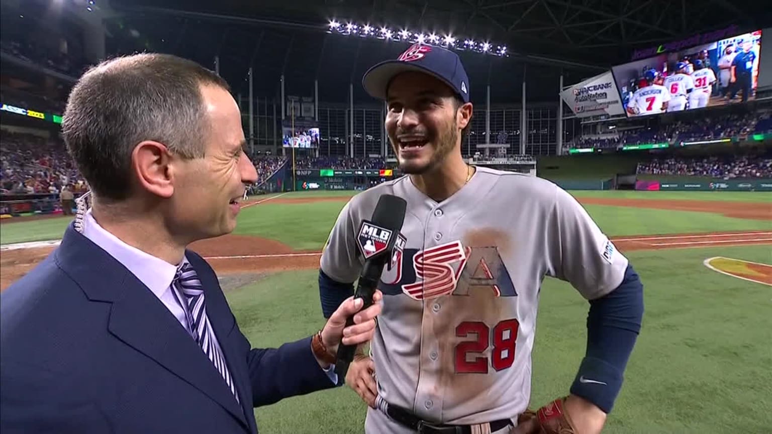 Nolan Arenado on Team USA s win