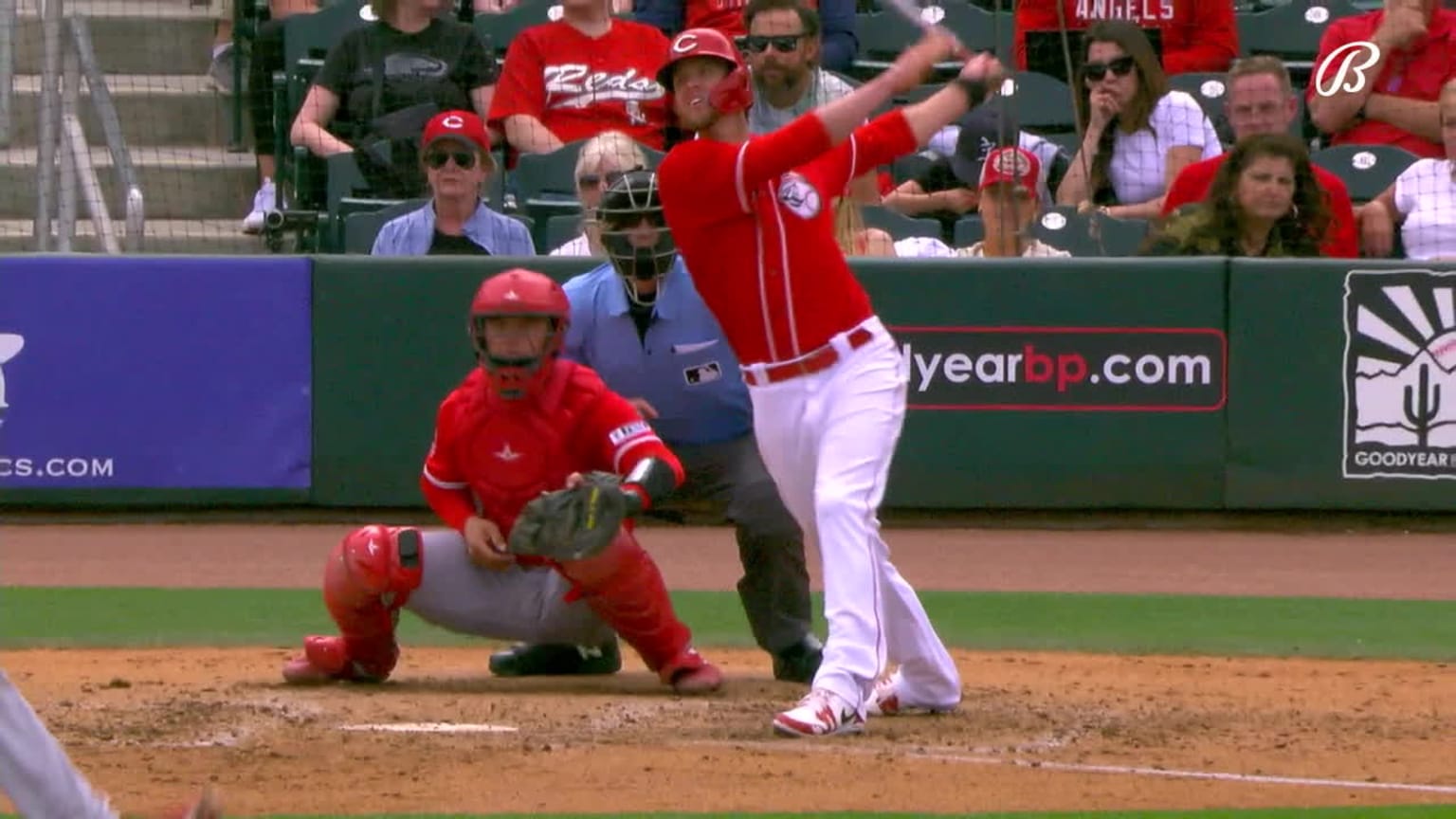 Wil Myers lines a RBI single to right field | 03/20/2023 | Cincinnati Reds
