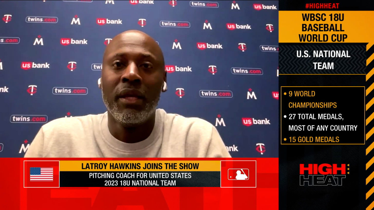 LaTroy Hawkins discusses the USA 18U team | 02/28/2023 | MLB.com